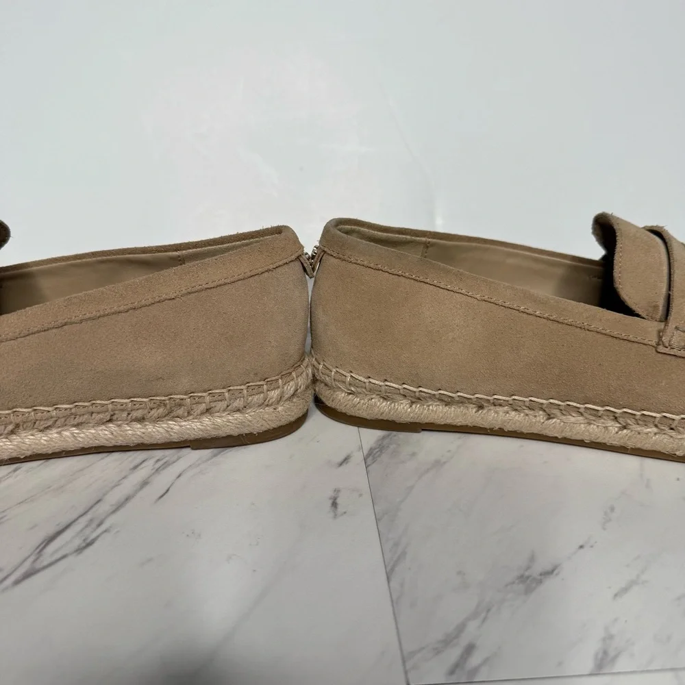 Sam Edelman Kai Tan Suede Espadrilles Loafer 6M